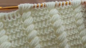 Красивый узор крючком.