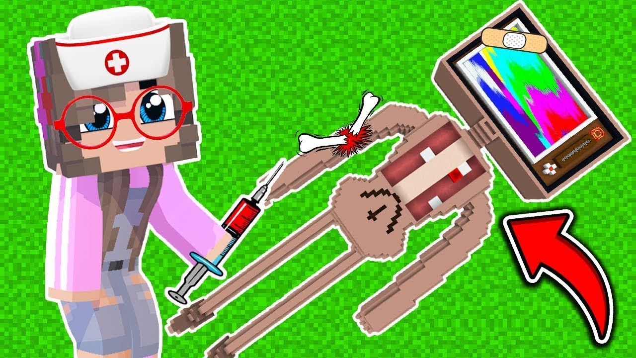 НУБ И ПРО НО ТЕЛЕВИЗОРОГОЛОВЫЙ ЗАБОЛЕЛ В МАЙНКРАФТ РАКУН И ДОЧКА СИРЕНОГОЛОВЫЙ SCP MINECRAFT смотреть онлайн