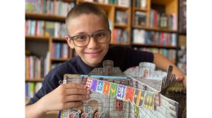 Курилов Сергей, The Grateful Dragon by Raymond Wilson.10-12 лет.