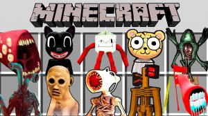 МОД НА 1000 МОНСТРОВ ТРЕВОРА ХЕНДЕРСОНА В МАЙНКРАФТ СИРЕНОГОЛОВЫЙ ТРУБОГОЛОВЫЙ БИТВА SCP MINECRAFT