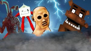 ХОДЯЧЕЕ МОЛОКО, МОНСТРЫ ТРЕВОРА ХЕНДЕРСОНА против ФРЕДДИ АНИМАТРОНИК - Майнкрафт Фильм Ракун SCP