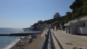 Пляжи вдоль обновлённой набережной Гаспры: Марат, Пестово, Рубикон, Родина