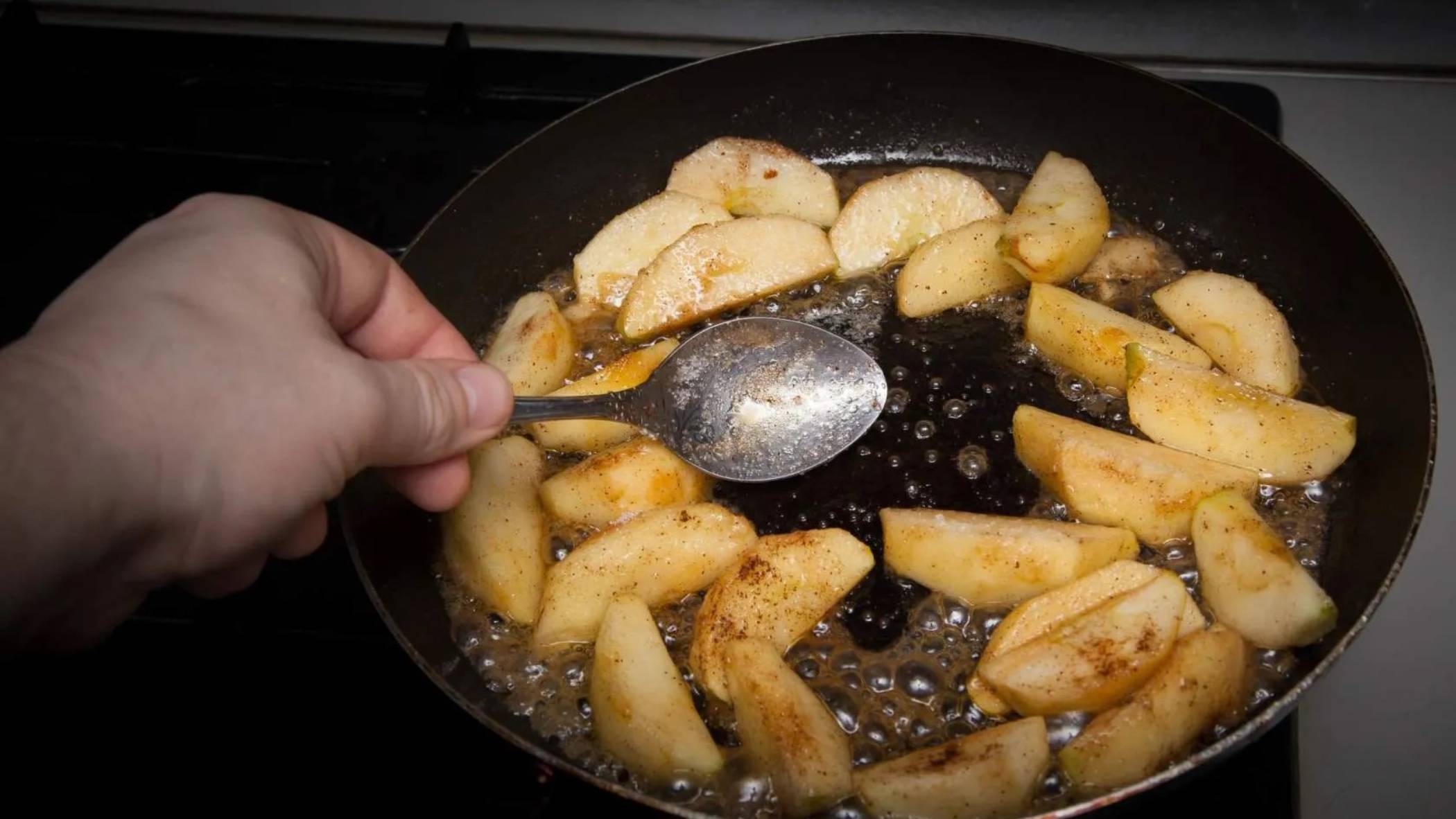 Тесто Яблоки Корица