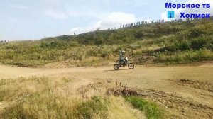 Немного мотогонок на улице 60 лет Октября города Холмск 13 сентября 2025 года