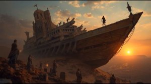 Cathedral-Ship’s Last Prayer ⛵🔥 2-Hour Desert Awakening Ambience ｜ Hybrid Saints Soundscape