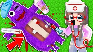 НУБ И ПРО НО ГРИМАС ШЕЙК ЗАБОЛЕЛ И ЕМУ СРОЧНО НУЖНА ОПЕРАЦИЯ В МАЙНКРАФТ SCP GARTEN OF BANBAN 4