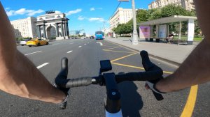 Велопокатушка 62км по Москве в час пик, на шоссейнике Superior X-Road 9.3 GF, вид от первого лица.