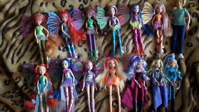 Моя коллекция кукол Винкс 14 штук*Winx Club Dolls