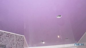 Одноуровневые натяжные потолки