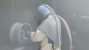 Пескоструйные работы на заводе «ЮГСЕЛЬМАШ»