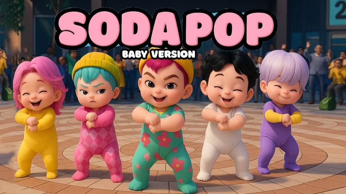 "Soda Pop" Baby Version 🎵 Кавер от AI | Неофициальное видео K-pop Demon Hunter