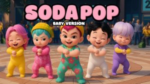"Soda Pop" Baby Version 🎵 Кавер от AI | Неофициальное видео K-pop Demon Hunter