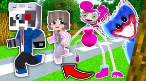 БОКСИ БУ и ХАГГИ ВАГГИ ОХОТЯТСЯ НА РАКУНА и ДОЧКУ в МАЙНКРАФТ ФИЛЬМ SCP МАМА ДЛИННЫЕ НОГИ MINECRAFT