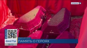 Останки 120 красноармейцев перезахоронили в Крымском районе