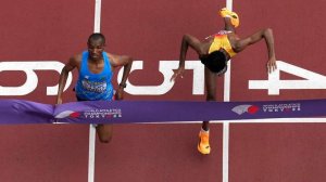 Впервые в истории фотофиниш определил чемпиона мира в марафоне