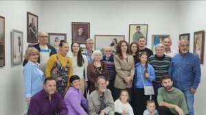 Открытие выставки "Место встречи-мастерская Рисовалкино", ВЦ г.Протвино, 12 сентября 2025г.