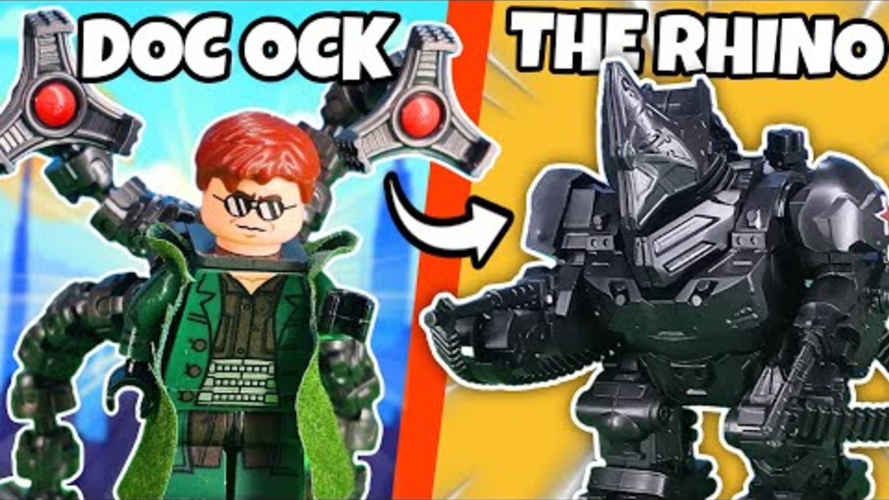 Я собрал Врагов ЧЕЛОВЕКА ПАУКА из конструктора LEGO...