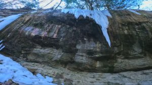 Замерший водопад СУ АТКАН при + 25