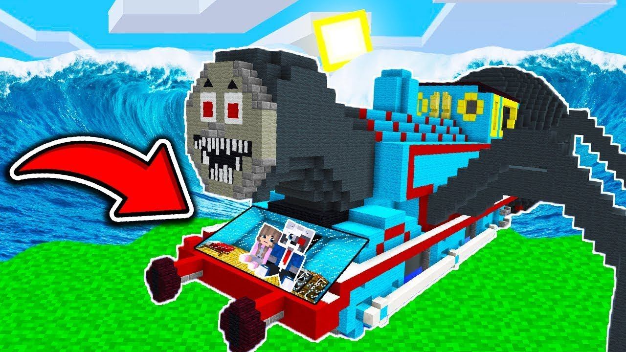 НУБ И ПРО НАШЛИ ДОМ ВНУТРИ ПАРОВОЗ ПРОТИВ ЦУНАМИ В МАЙНКРАФТ ФИЛЬМ SCP РАКУН И ДОЧКА СИРЕНОГОЛОВЫЙ смотреть онлайн