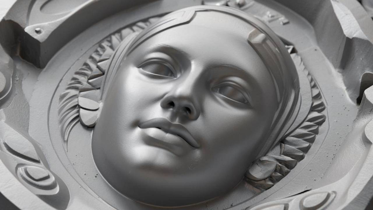 Форма из силикона для заливки формы из искусственного камня