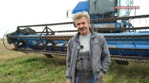 Курочкины убирают яровину
