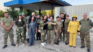 Первый день 09.08.2025 пребывание РОО ТСРКИ в ОМСП охраны территорий ВМФ РФ в ДНР.-1