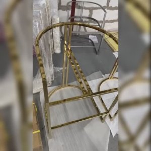 Основание стула из нержавеющей стали с напылением нитрида титана | АЦИА