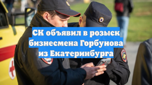 СК объявил в розыск бизнесмена Горбунова из Екатеринбурга