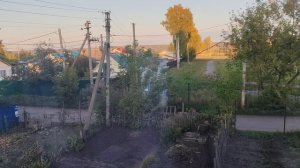 Теплый сентябрьский вечер в деревне