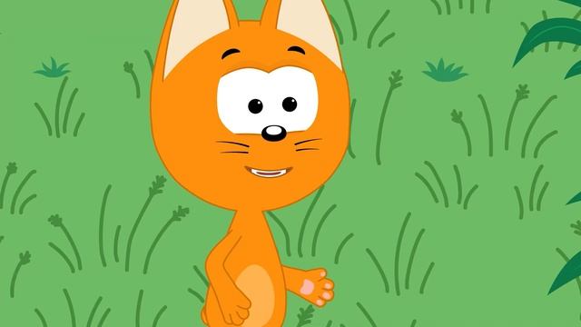 Котенок Котэ и Разноцветные яйца - Динозаврики в Яйце - Песенка мультик для детей малышей