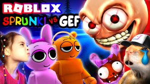 СПРУНКИ ПРОТИВ ГЕФ ВЫЖИВАЕМ ☠️ БРАТАН ВСЕХ СПАС! Роблокс