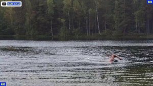 Сбор БЕЛЫХ грибов и заплыв после сбора 14.09.25 (4К) #юныйпрадедбодрыйдед #авсарх