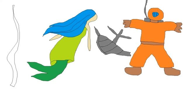 Видеоурок «Русалочка» в программе Paint смотреть онлайн