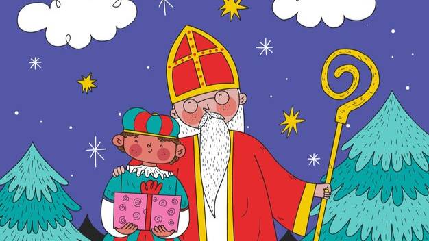 Рисуем иллюстрацию ко Дню Святого Николая.  гуашь. Saint Nicholas draw an illustration gouache смотреть онлайн