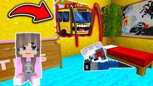 АВТОБУС ПОЖИРАТЕЛЬ ПРИШЕЛ К НАМ ДОМОЙ В МАЙНКРАФТ ФИЛЬМ SCP СИРЕНОГОЛОВЫЙ BUS EATER MINECRAFT