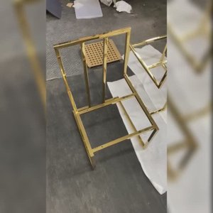 Основание стула из нержавеющей стали с напылением нитрида титана | АЦИА