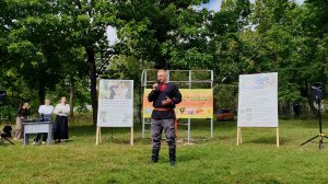 Фестиваль "Амурск за трезвость", ведущие Олеся и Андрей Чупины