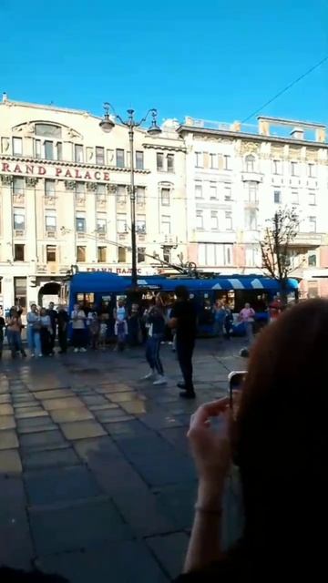 Уличные музыканты в Петербурге. смотреть онлайн