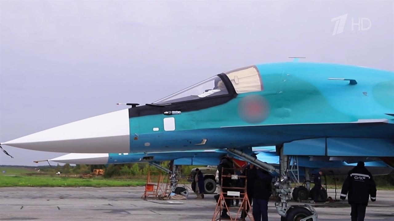 ОАК передала Минобороны новую партию истребителей-бомбардировщиков Су-34