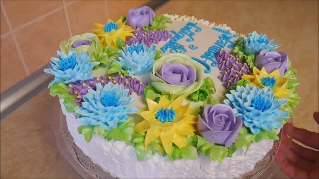 ТОРТ на 50 летие УКРАШЕНИЕ для торта Украшение торта белково заварным кремом