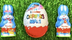 ГИГАНТСКИЙ КИНДЕР СЮРПРИЗ. ОГРОМНАЯ РАСПАКОВКА КИНДЕРОВ | Unpacking Kinder Maxi Surprise