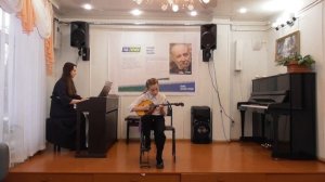 Е. Дербенко. "Сельский вечерок" исполняет Решке Полина