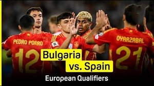 Отбор ЧМ-26.Болгария-Испания (обзор)