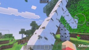 Падающие деревья в Minecraft мод