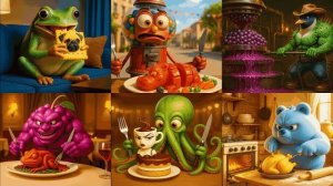 ЧАСТЬ 2: ВСЯ ЕДА В BRAINROT! Музыкальный хаос, от которого вы проголодаетесь!