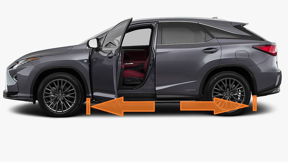 Установка брызговиков на Lexus RX350 RX300 RX200t 4G 2015-2022 (Mud guards installation) смотреть онлайн