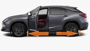 Установка брызговиков на Lexus RX350 RX300 RX200t 4G 2015-2022 (Mud guards installation)