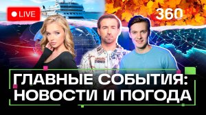 Атака Израиля на Газу. Удар США по кораблю из Венесуэлы.Индексация военных пенсий.Погода.Прямой эфир