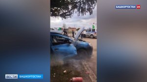 Газовый баллон взорвался в припаркованном возле магазина автомобиле