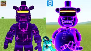 Фредди майнкрафт против фнаф аниматроники в гаррис мод! fnaf garry's mod